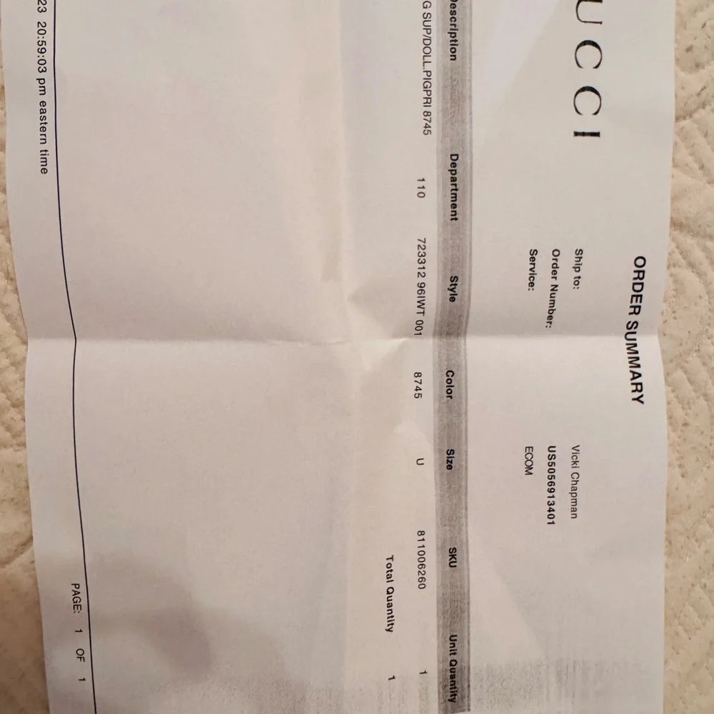 Ophidia Small Messenger Bag- Box and dust bag included. - Picture 7 of 11